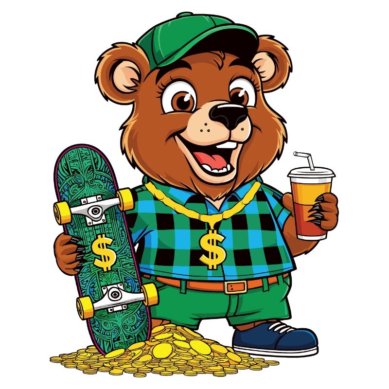 Coole Skater Bär