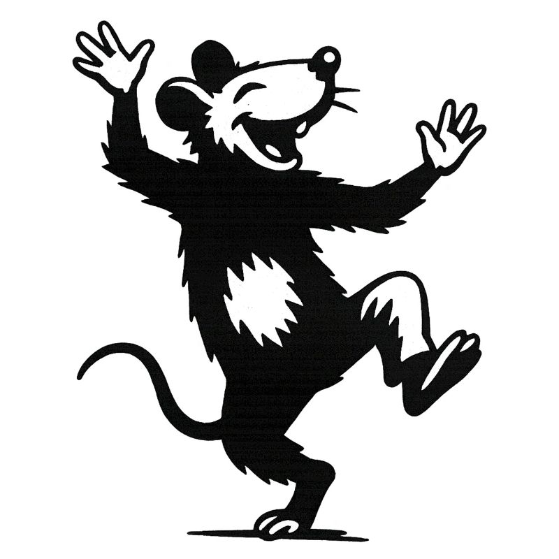 Fröhliche Tanzmaus