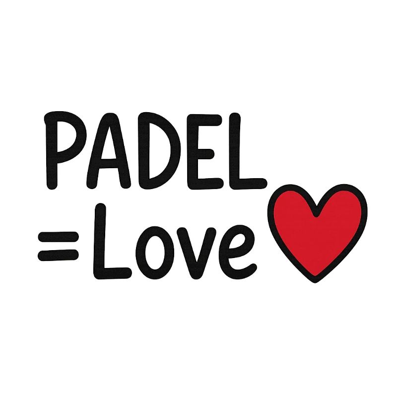 Padel Love Herz