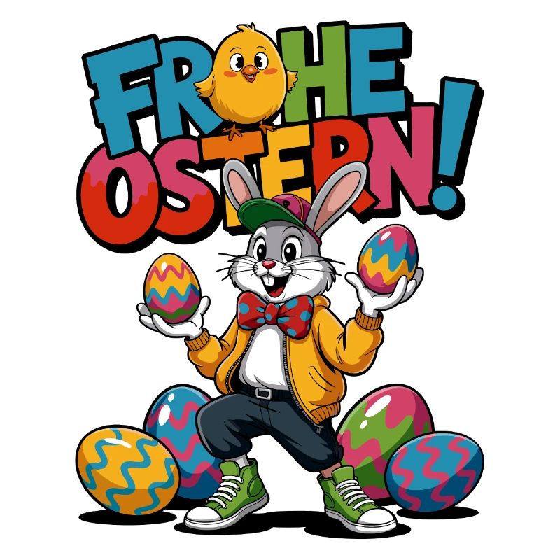 Fröhlicher Osterhase