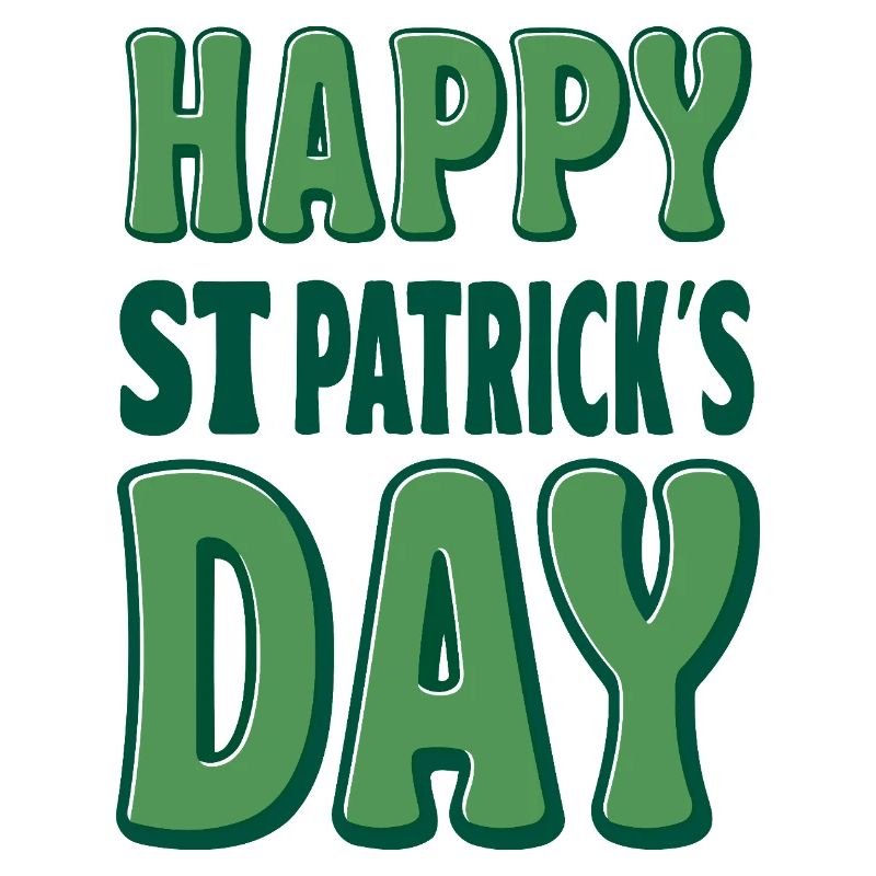 Frohen grünen St. Patrick's Day