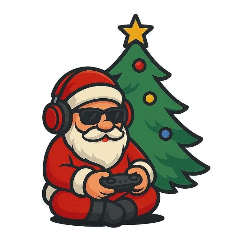 Gamer Santa Weihnachten 
