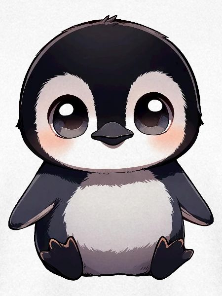Süßer Pinguin Cartoon Tierchen Kuggerlaugen