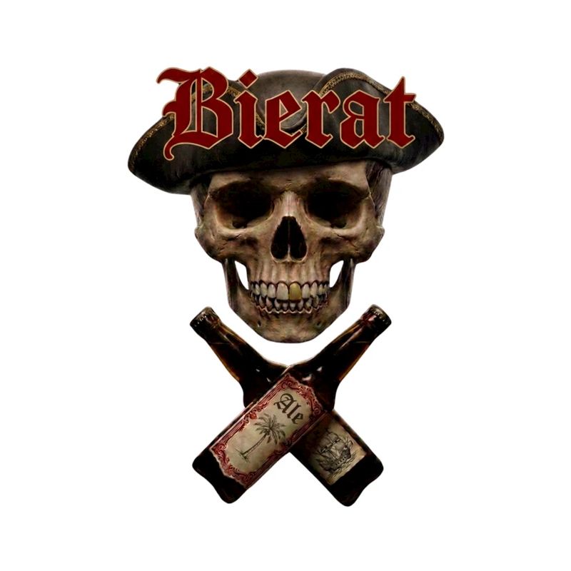 Bouteilles de bière Skull