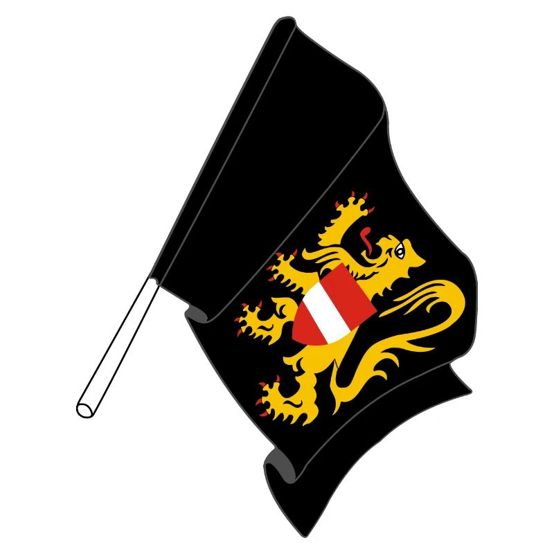 Flagge Flämisch-Brabant Belgien