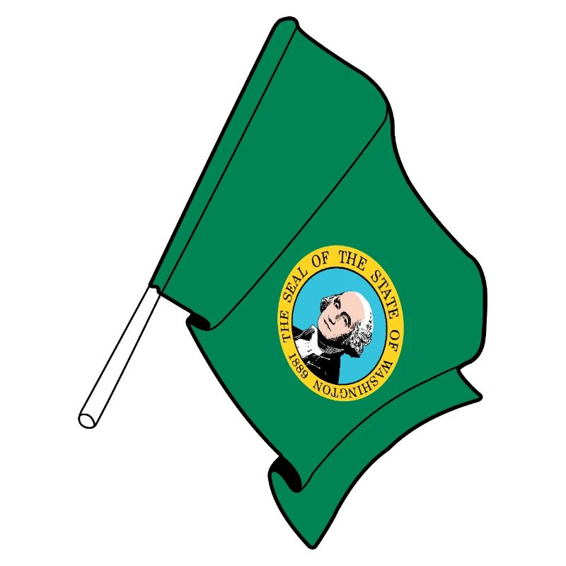 Flagge von Washington