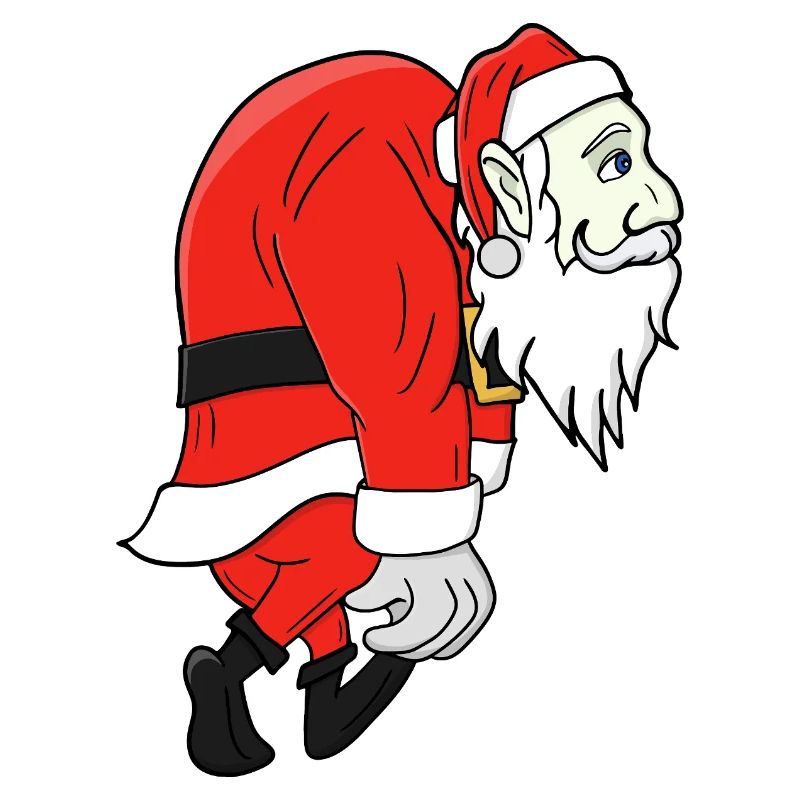 Müder Weihnachtsmann