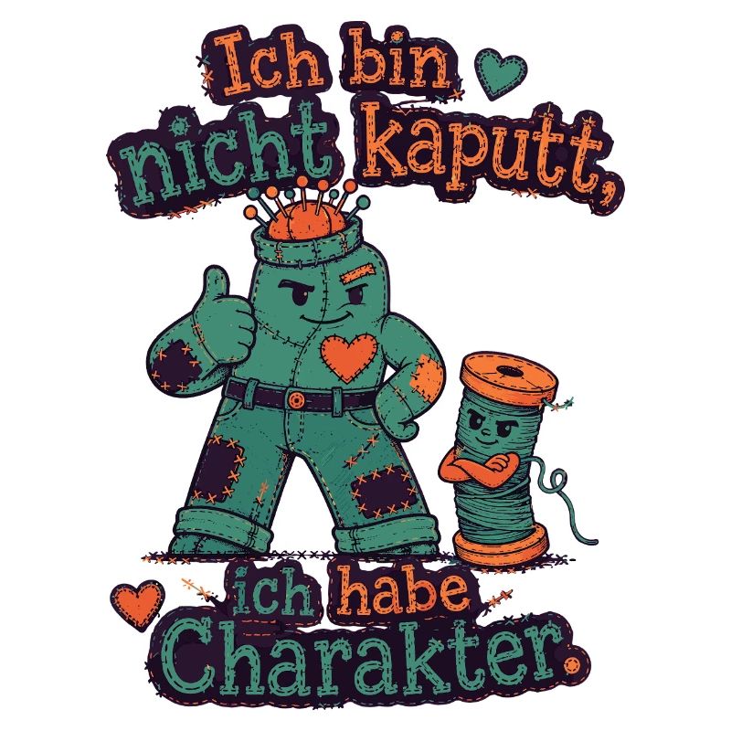 Ich bin nicht kaputt, ich habe Charakter