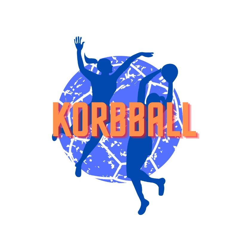 Korbball blaues Logo
