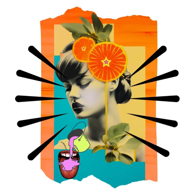 Frau Pop Art