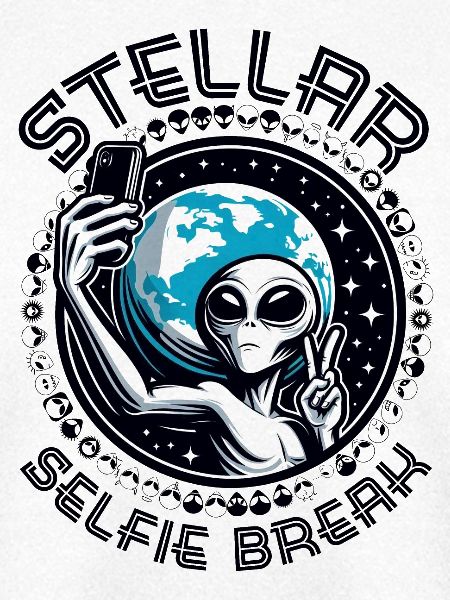 Alien-Selfie: Herausragende Selfie-Pause!
