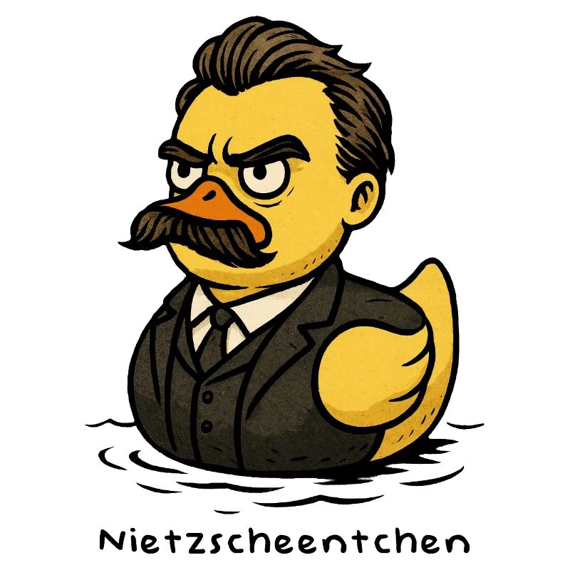 Nietzscheentchen - Nietzsche als Badeente