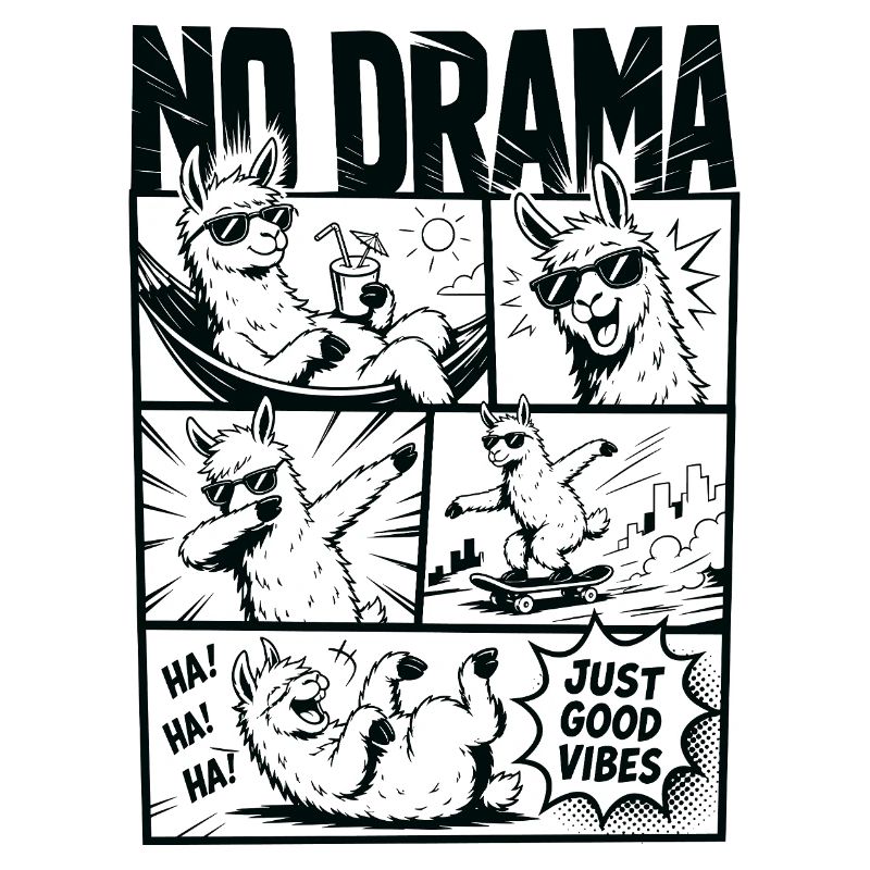 Pas de drame, juste des vibrations, Lama