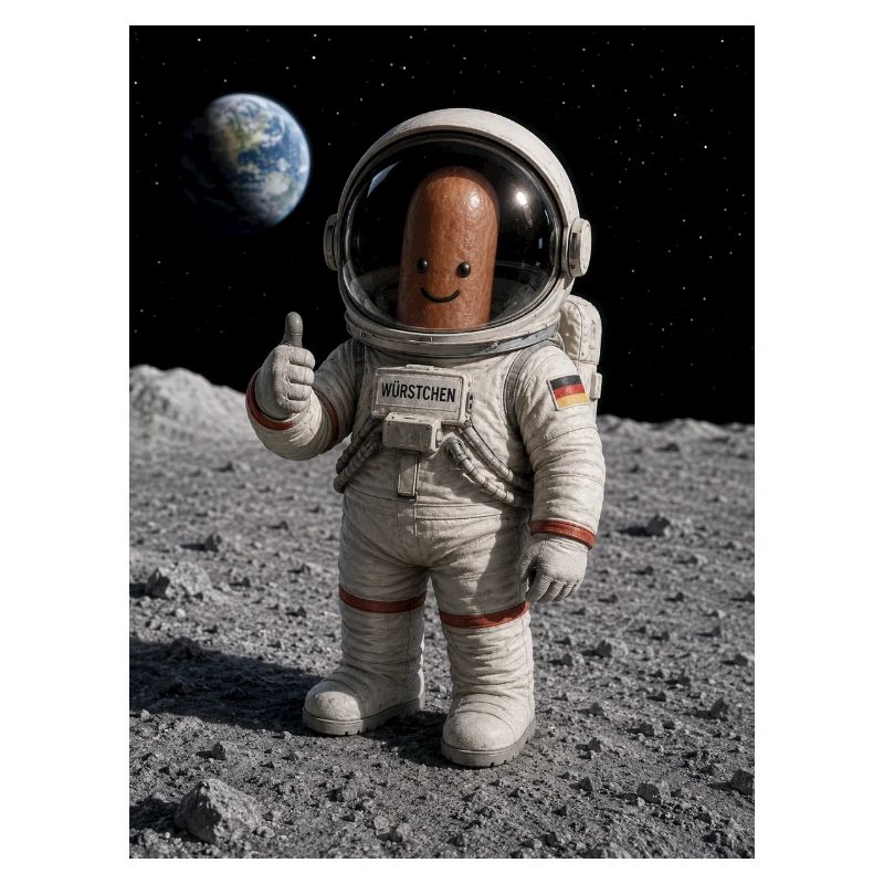Astronaut Würstchen 1