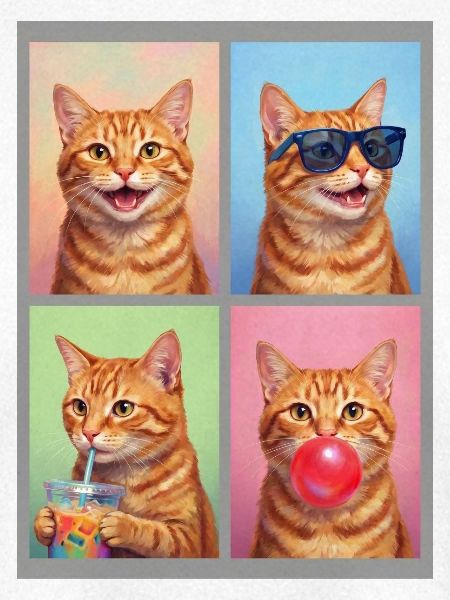 Katzen orange Tabby Katze