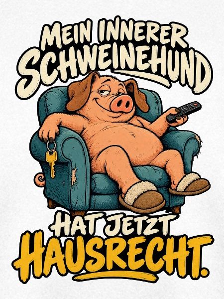 Schweinehund mit Hausrecht