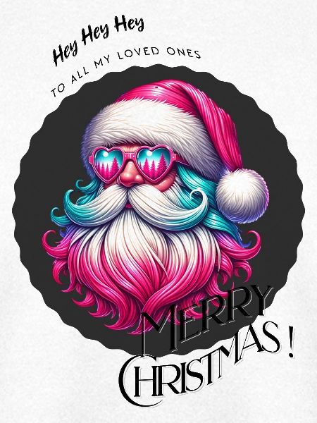 Weihnachtsmann - Fröhliche Weihnachten - Design
