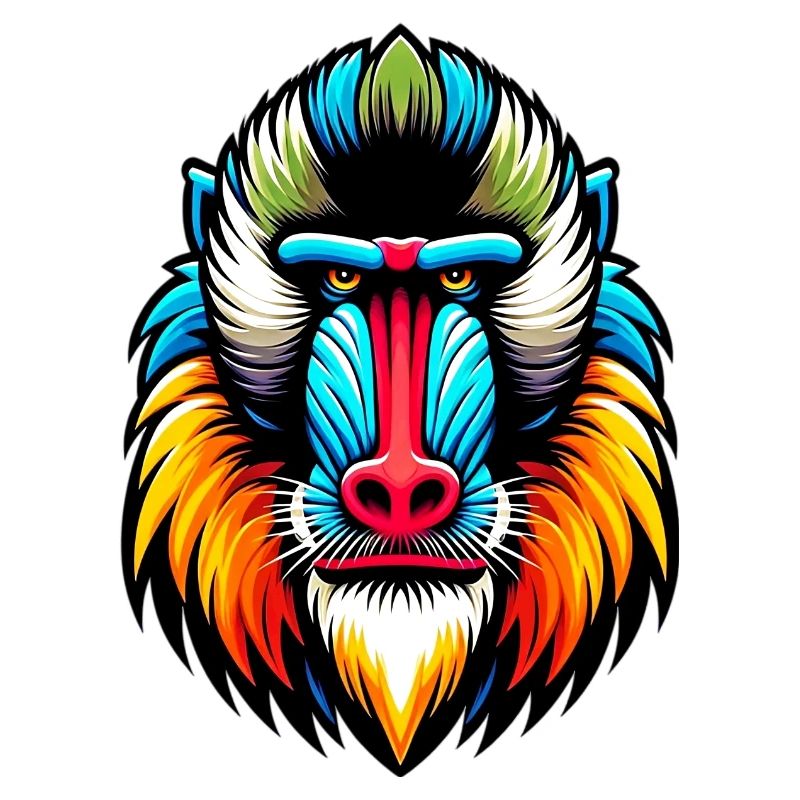 Mandrill-Affe
