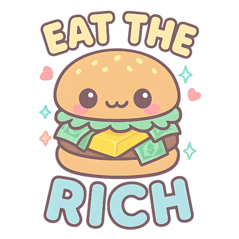 Eat the Rich Kawaii Burger