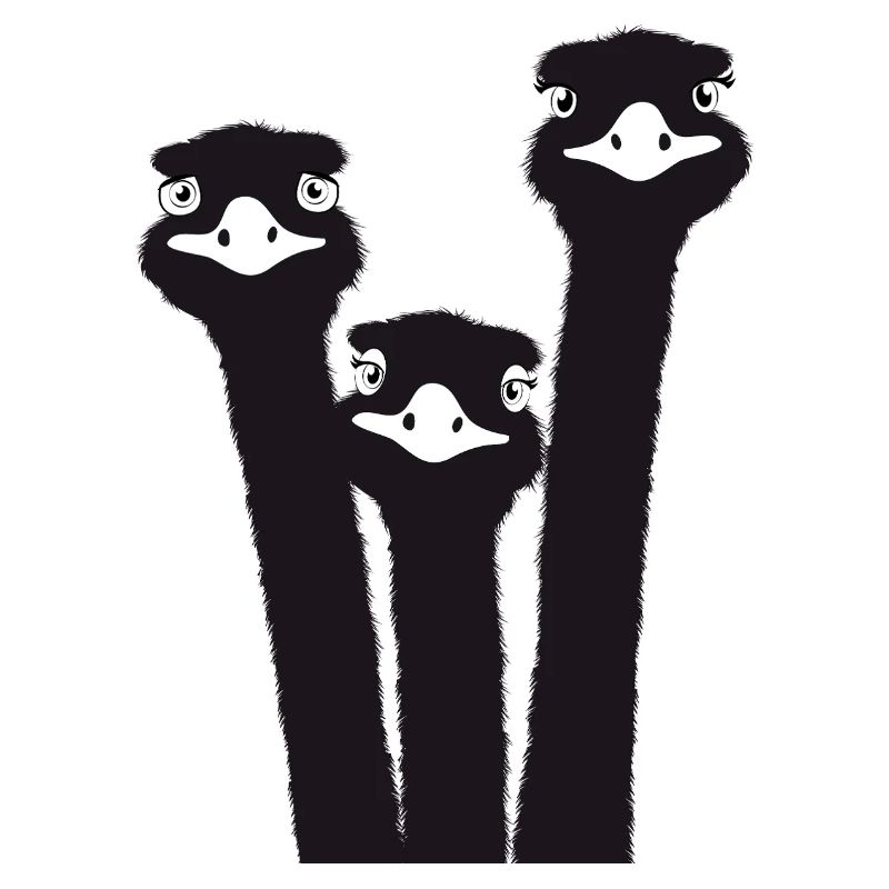 Nandu, Straußenkopf, Emu, Strauß