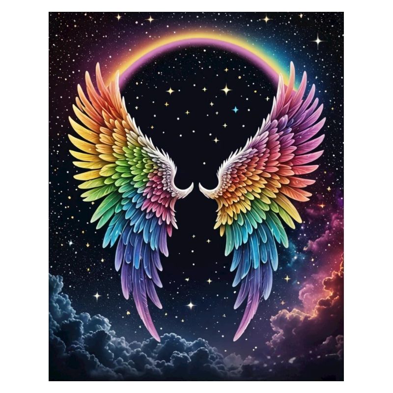 Regenbogenflug im Kosmos