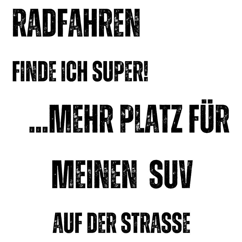 Radfahren vs. SUV