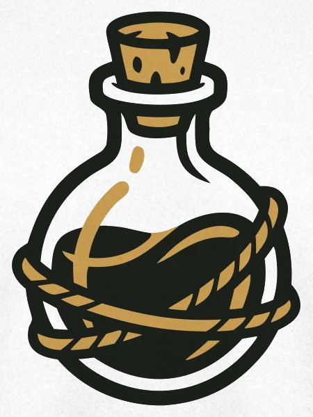Zaubertrank Flasche Grafik