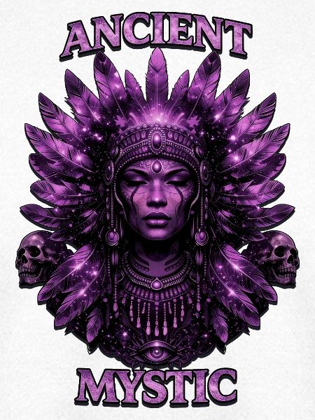 Ancient Mystic -Spirituelles Krieger-Design