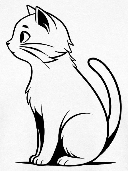 Schwarze Katze