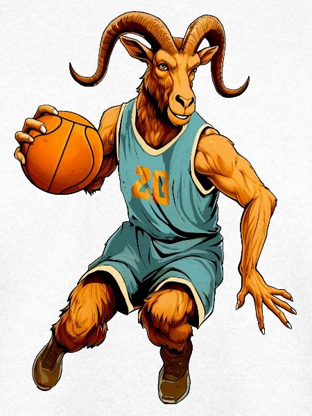 Basketball Ziege Goat