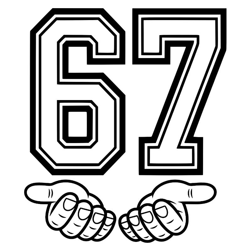 SIX SEVEN – 67 Mèmes numéros dans un look rétro