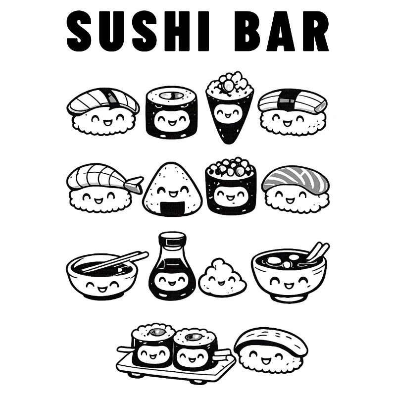 Kawaii Sushi Parade