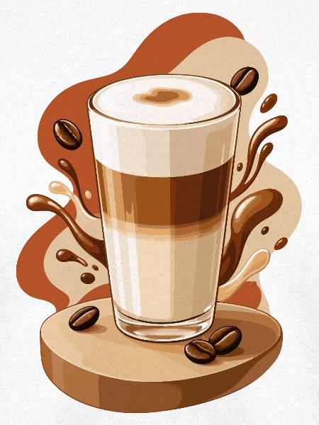 Cremiger Latte für Kaffeefans 