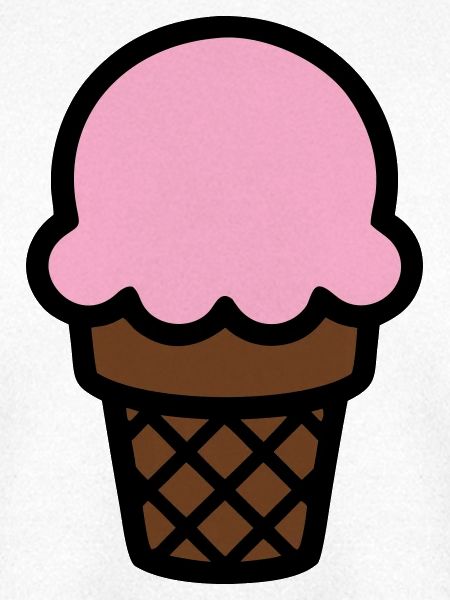 Eiscreme Waffel Icon