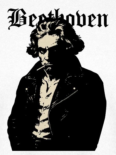 Rebel Noir Beethoven Porträt