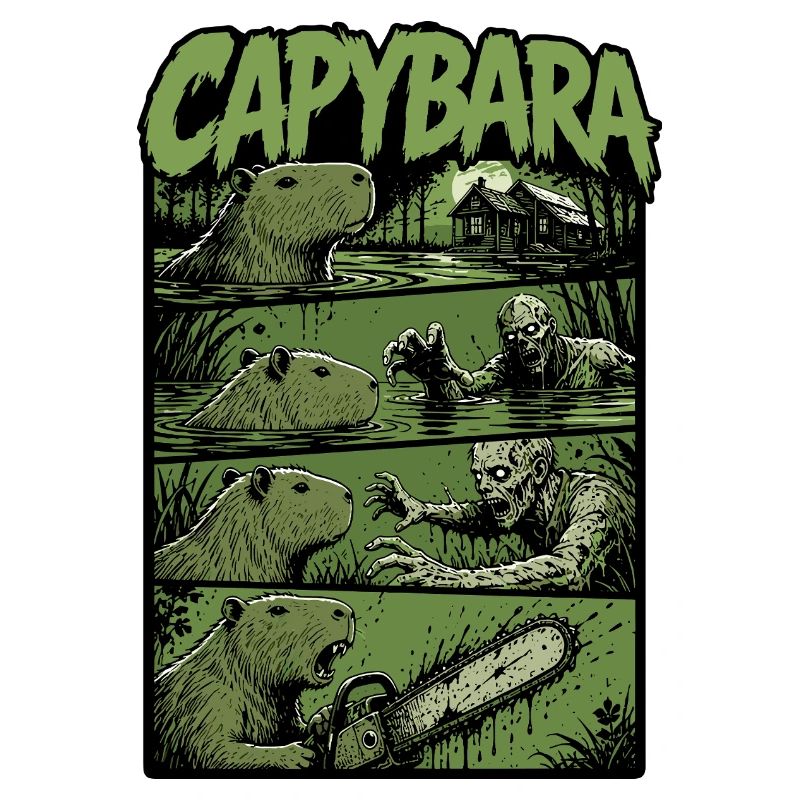 Capybara du Marais Zombie