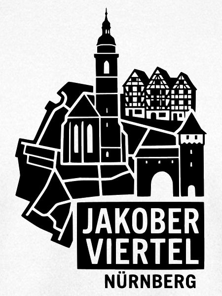 Jakober Viertel Jakobsviertel Nürnberg Silhouette