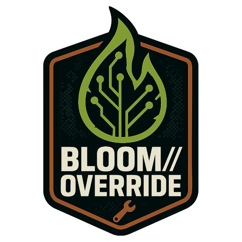 Bloom // Override – Solarpunk Emblem