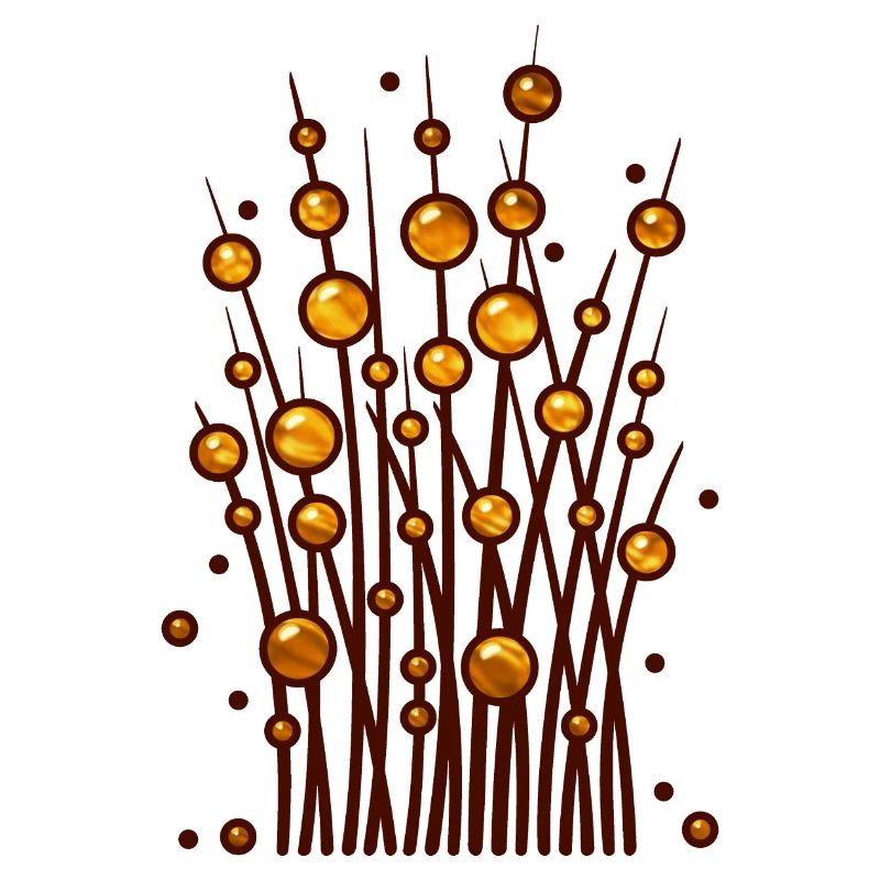 Goldene Ballon-Design