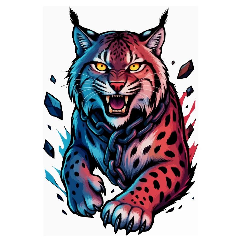 Lynx on the attack