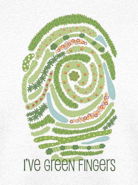 Garten-Fingerabdruck