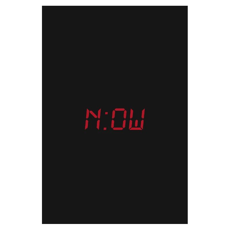 NOW – Minimalist Typography Poster