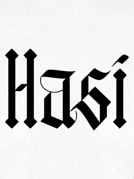 hasi / gothik stil 