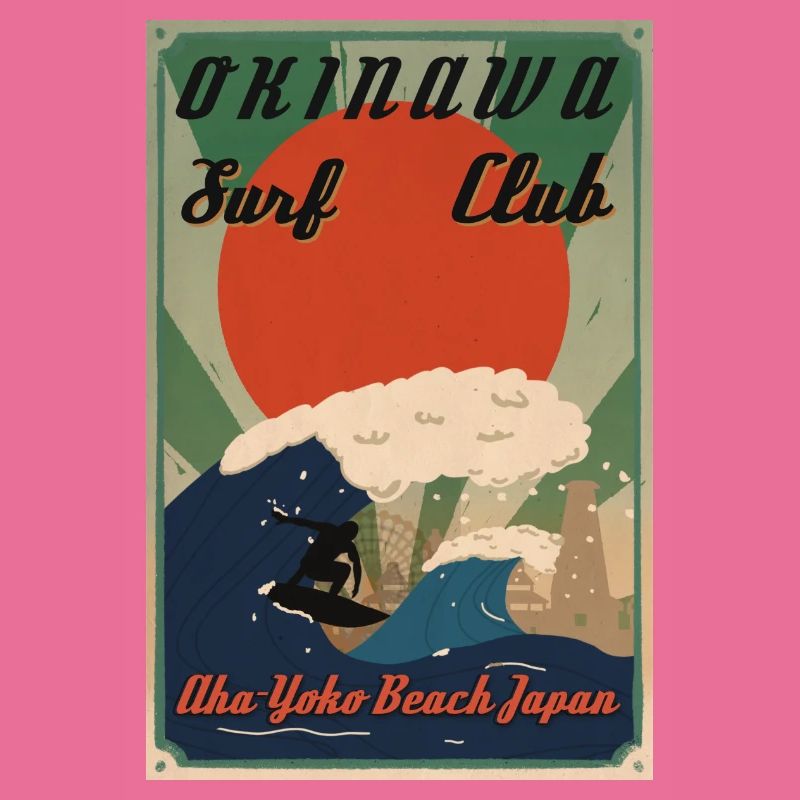 Retro Okinawa Poster