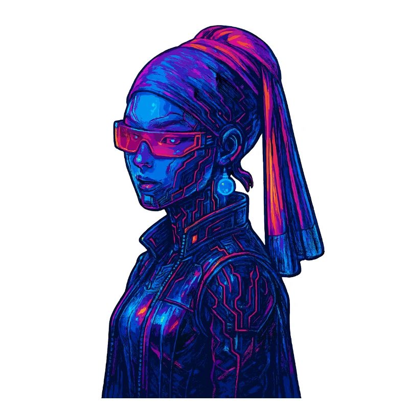 Cyberpunk avec perle