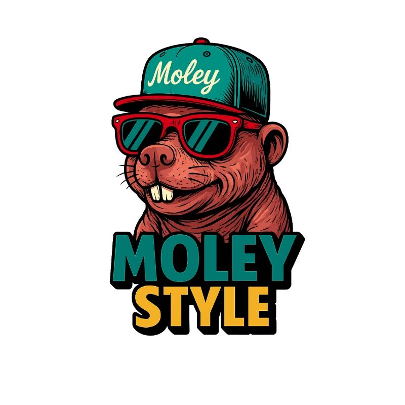 Moley Style Monkey Retro Cap