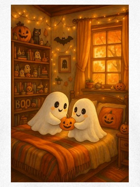 Halloween süße Geister