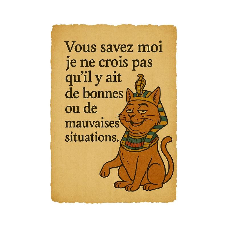 Pharaonischer Katzenhumor Alain Chabat