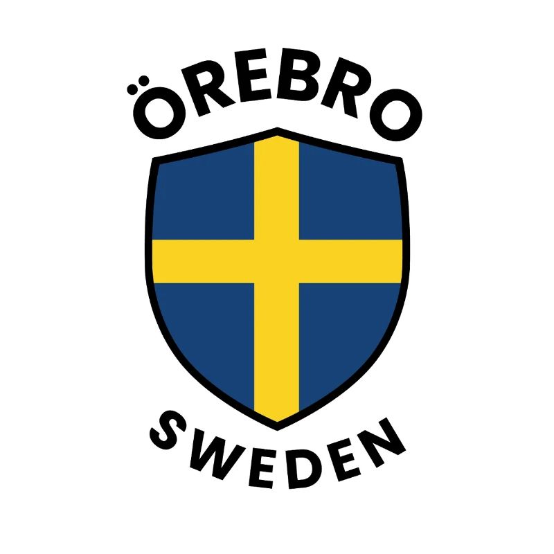 Örebro Schwedens Schildflagge