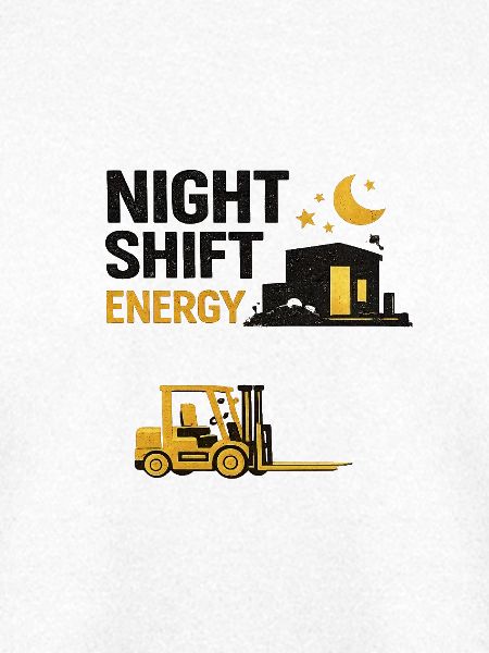 Nachtschicht Energy City Gabelstapler